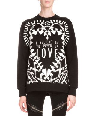 givenchy power of love sweatshirt|Givenchy Power of Love Long.